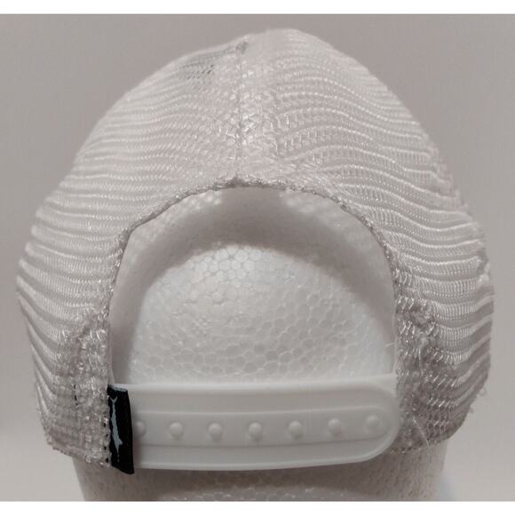 WhiteMarlie Mesh Truckers Hat Snapback Marlin Fishing Cap - Picture 7 of 9